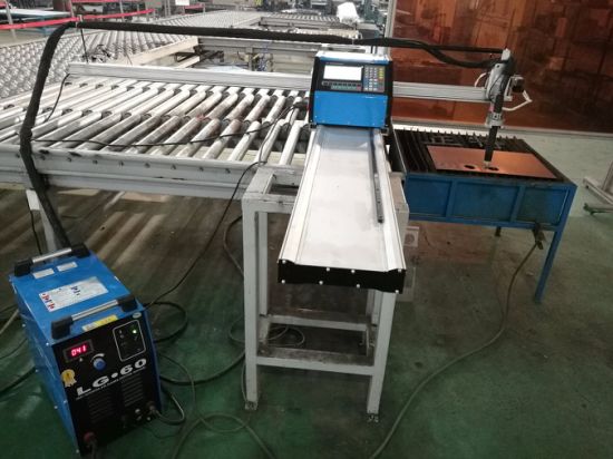 prenosna CNC plazma rezna mašina za ugljenični čelik / divlje čelik / gvožđe ploča