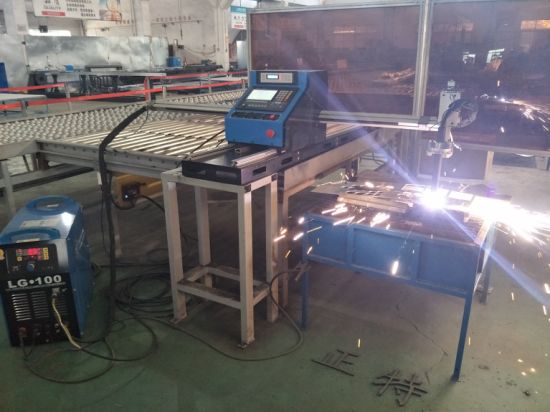 Prenosna CNC plazma plamena plamena metalna mašina za sečenje plina