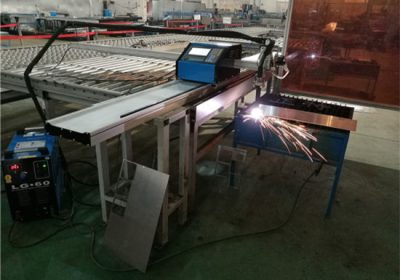 Kineski proizvođač Kompjuterski kontrolisani CNC plazma rezači koriste sečnu aluminiju od nerđajućeg čelika / gvožđa / metala