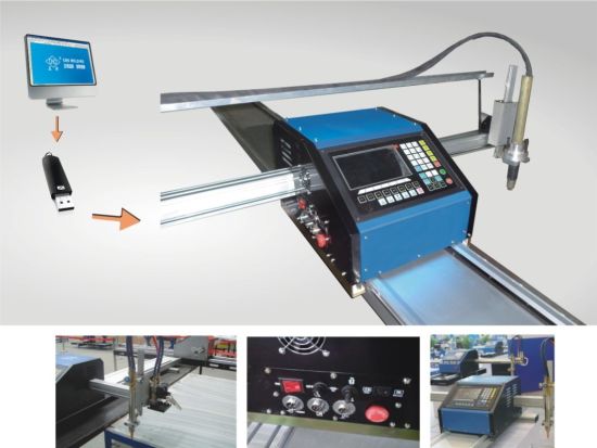 CNC plazma rezna mašina za metalne plazme sekače od nerđajućeg čelika željezne aluminijumske ploče